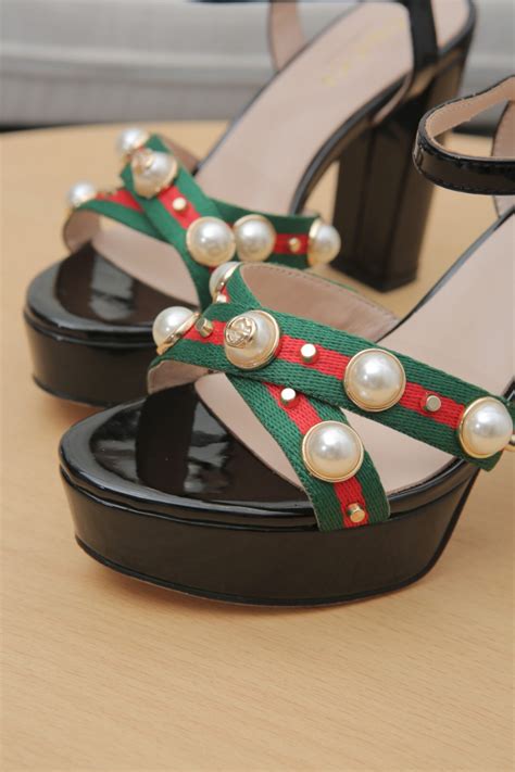 fake gucci sandals sale|Gucci knock off heels.